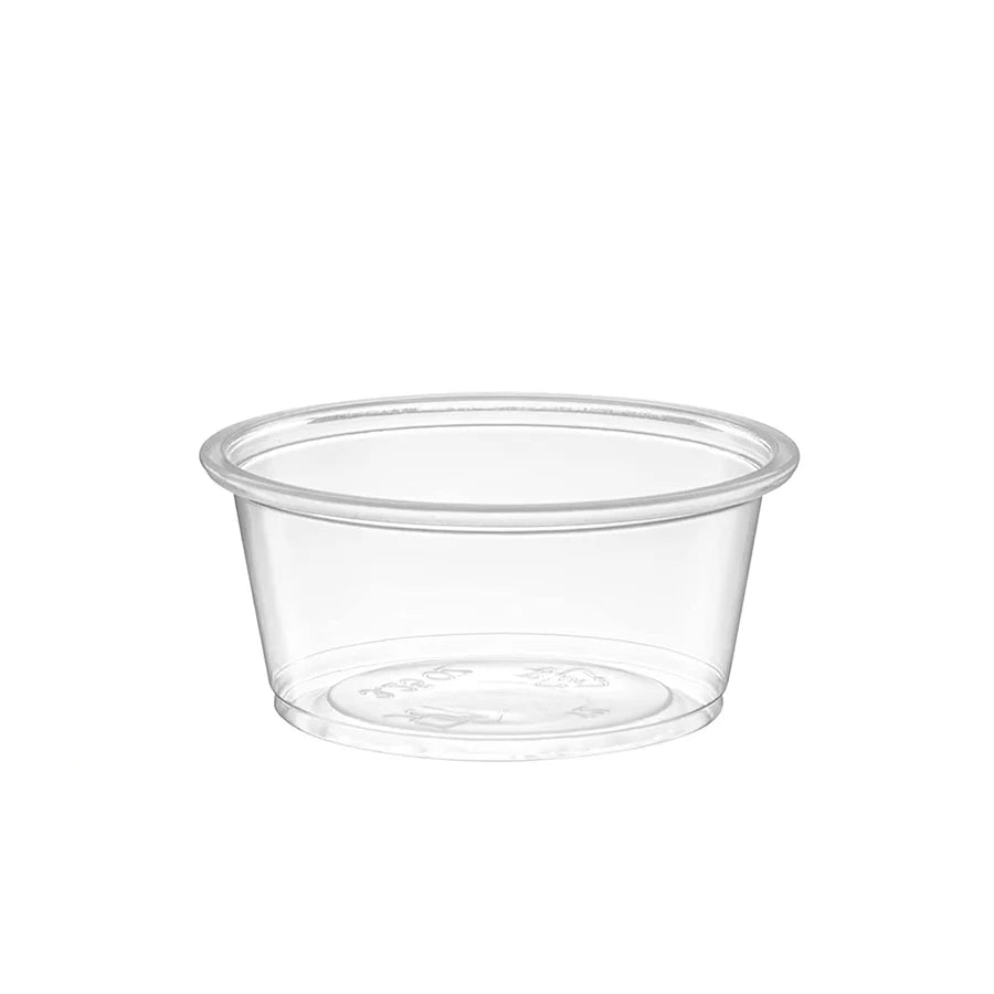 Clear Plastic Portion Cups – Pack of 2500