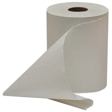 Commercial Paper Towel Roll – 12" x 600' (12 Rolls, Brown & White Options) - OMECA wholesale LTD.