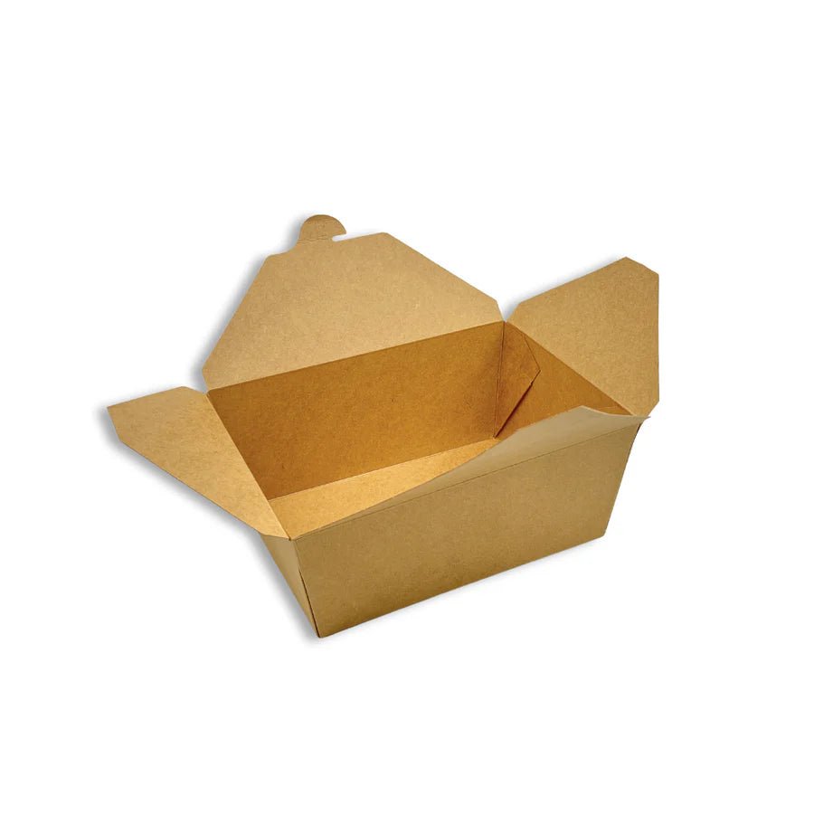 Kraft Paper Take - Out Food Containers – Leak - Resistant Dinner Boxes (Eco - Friendly) - OMECA wholesale LTD.