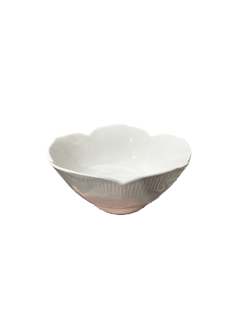 Durable Lotus Bowl – Elegant Petal-Shaped Porcelain Design