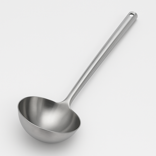 Stainless Steel Long Handle Ladle – Heavy Duty Soup & Stew Serving Spoon