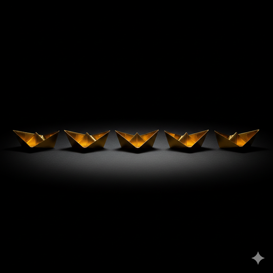 Gold Ingots (小袋金元寶) – Ancestral Offering Paper Pack of 5