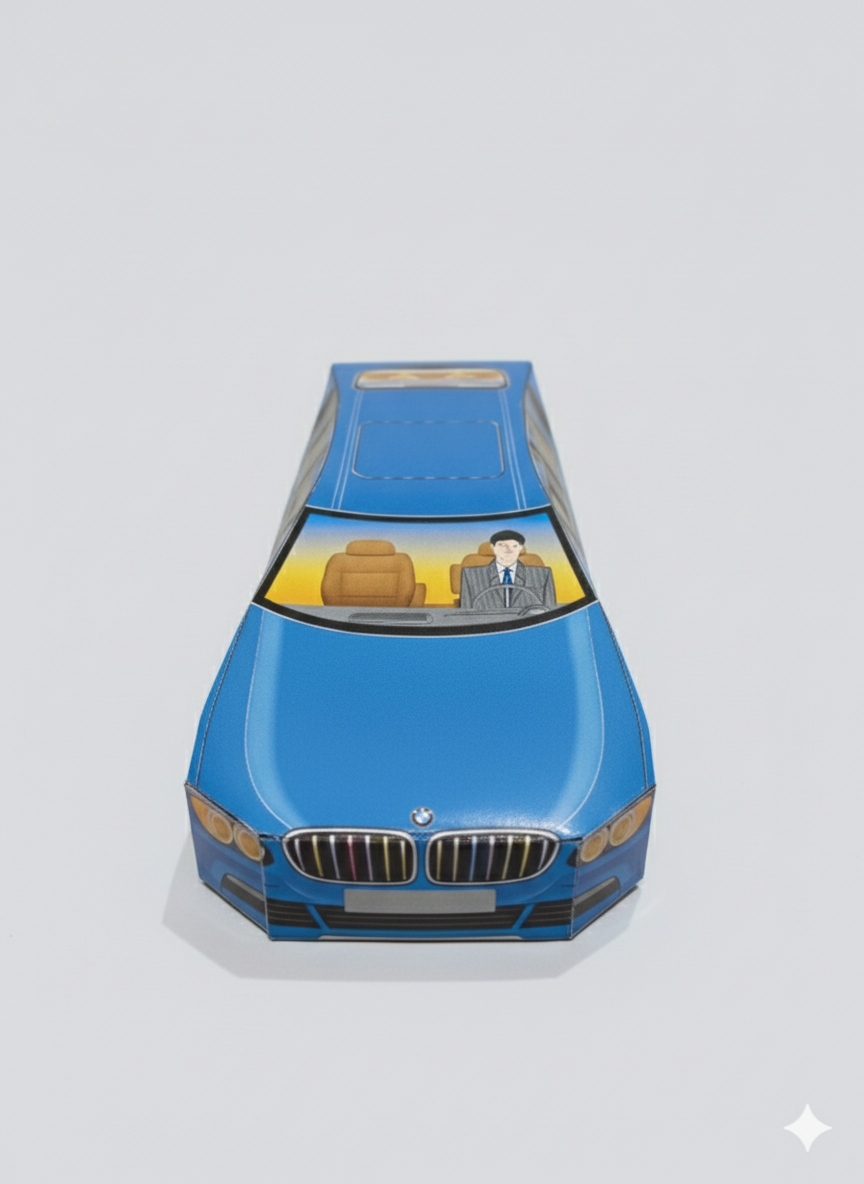 Mercedes-Benz Style Paper Car – Hades Paper Offering