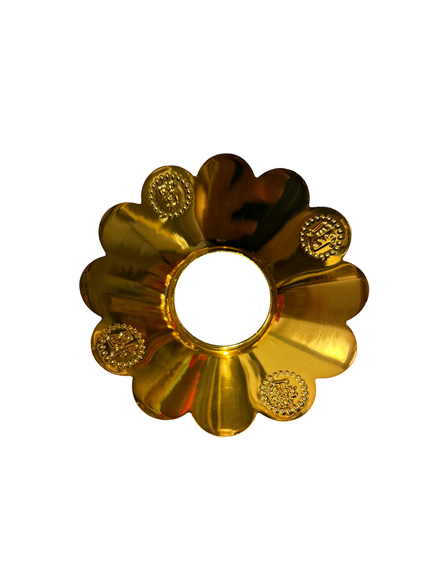 Gold-Plated Incense Burner Ring