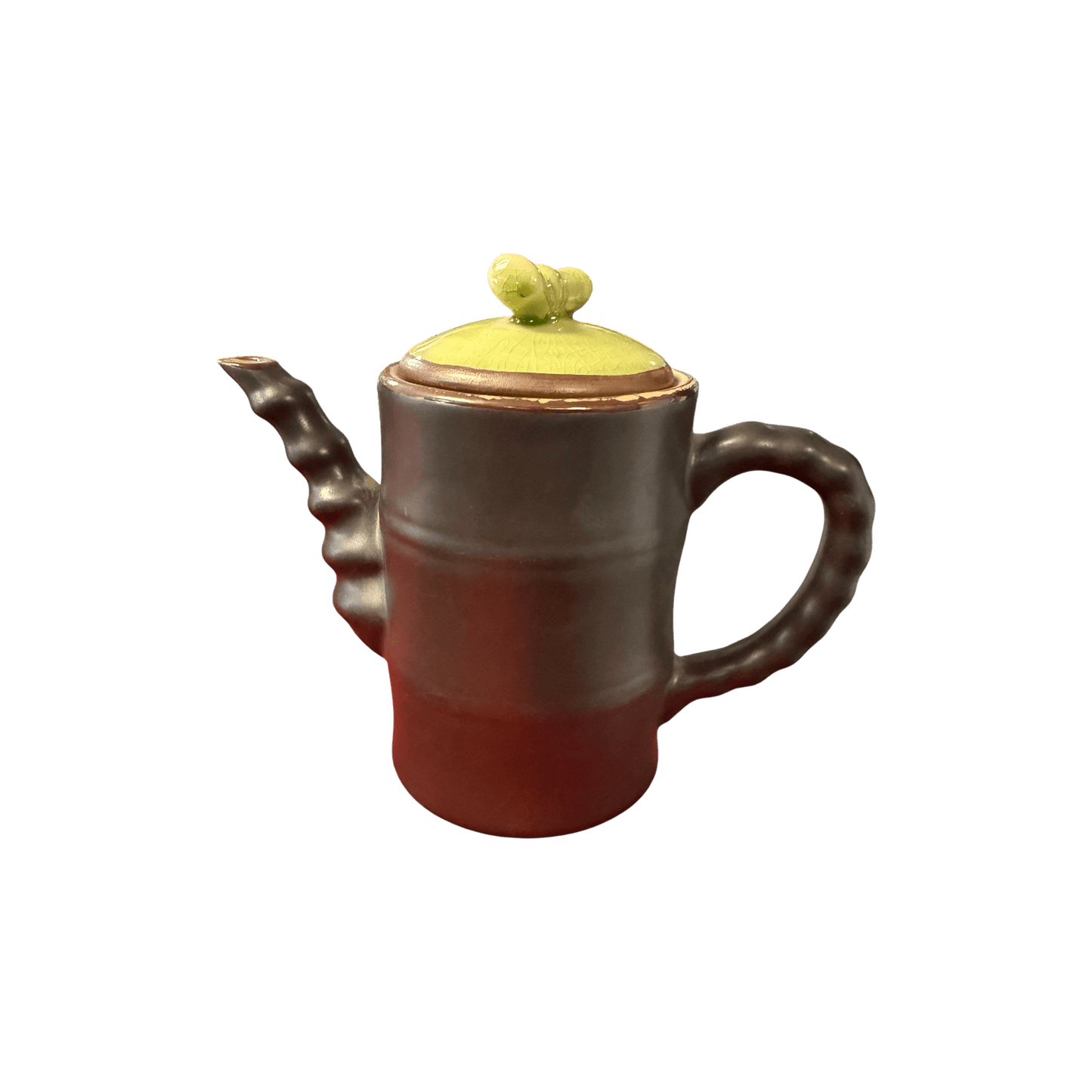 Ceramic Green Milk Pitcher | Bamboo Ribbed Creamer - OMECA wholesale LTD.