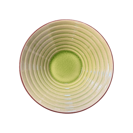 Ceramic Green Ramen Bowl | Large Noodle Soup Serving Dish 800 mL - OMECA wholesale LTD.