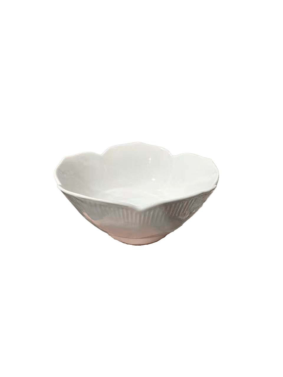 Durable Lotus Bowl – Elegant Petal - Shaped Porcelain Design - OMECA wholesale LTD.