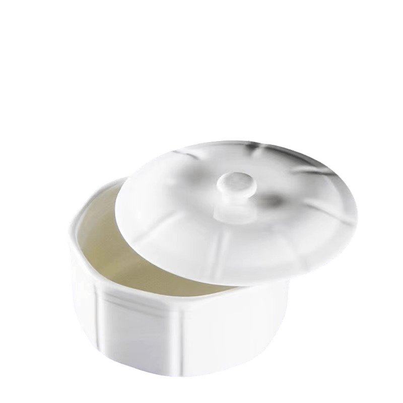 Durable Porcelain Soup / Rice Pot with Lid (Reinforced Ceramic) - OMECA wholesale LTD.