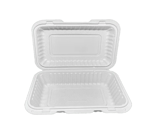 EP - 206 PP Hinged Container 6*9*2.4 150 150PC - OMECA wholesale LTD.