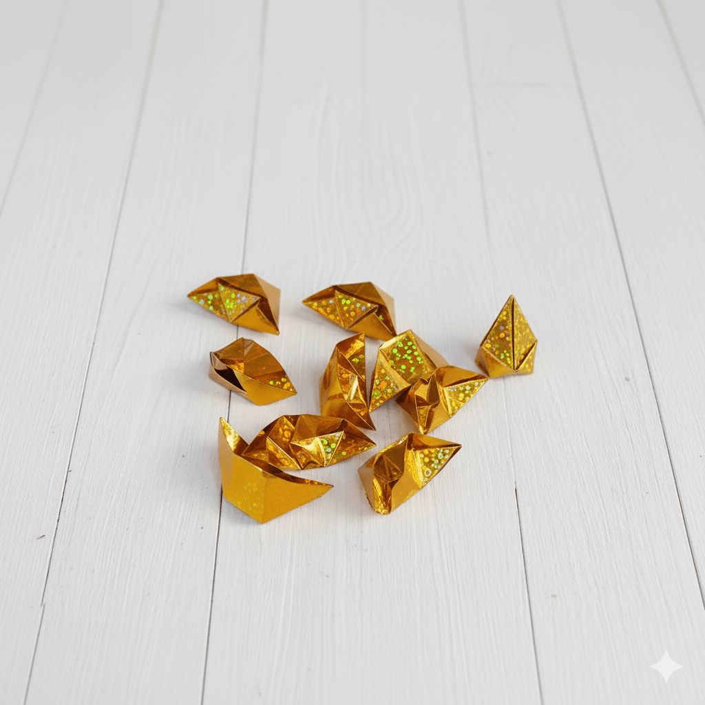 Holographic Gold Ingots (小金元寶) – Ancestral Offering Paper Pack - OMECA wholesale LTD.
