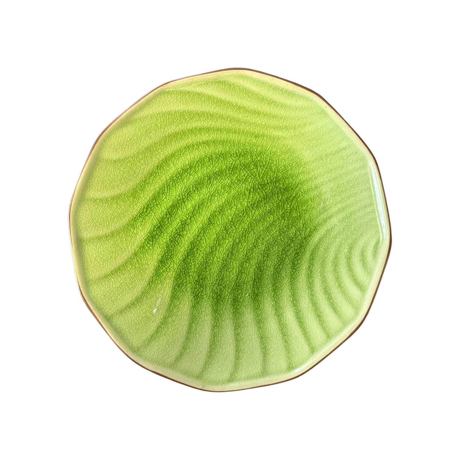 Slim Ceramic Green Sushi Platter | Individual Rectangular Side Plate 20cm - OMECA wholesale LTD.