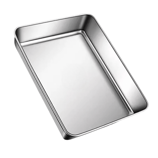 Stainless Steel Rectangular Steaming Pan (鋼方蒸糕盆) - ECO Box