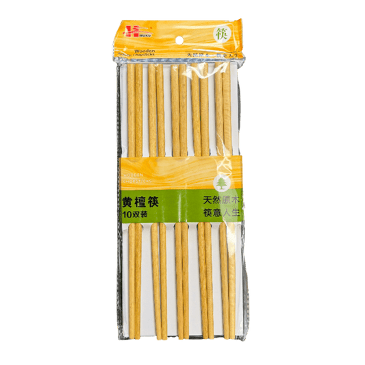 Wooden Artistic Chopsticks (MUKU) – 10 Pairs - ECO Box